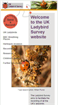 Mobile Screenshot of ladybird-survey.org
