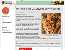 Tablet Screenshot of ladybird-survey.org
